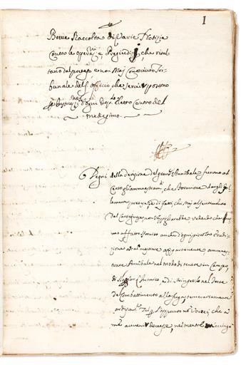 Italian Manuscript on Paper, 1748.